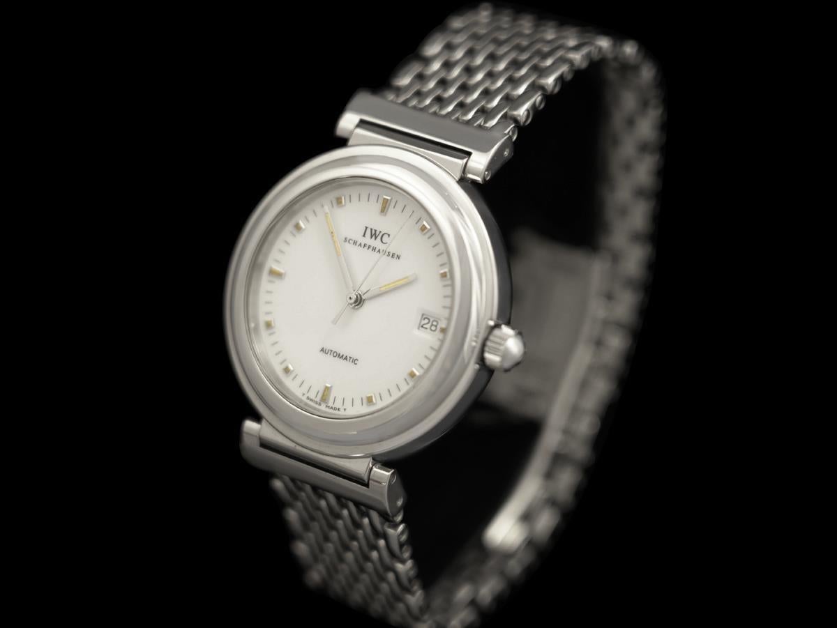 IWC Da Vinci Automatik Herrenuhr, IW352802 - Edelstahl im Zustand „Hervorragend“ im Angebot in Suwanee, GA