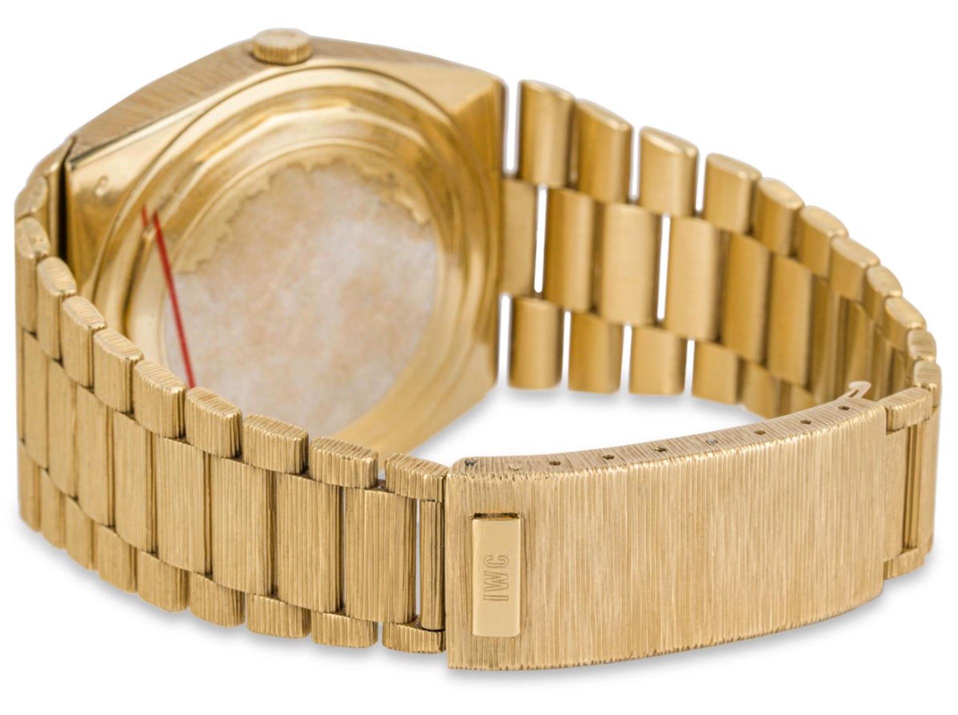 IWC Da Vinci Bark Finish Yellow Gold Watch 1