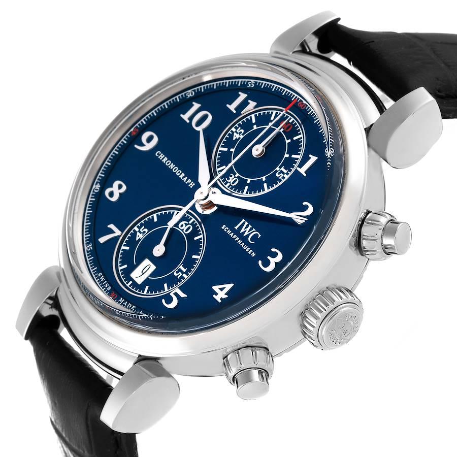 iwc blaues zifferblatt