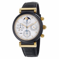 IWC Da Vinci IW3755-02 18 Karat Gold and Ceramic White Dial Automatic Watch