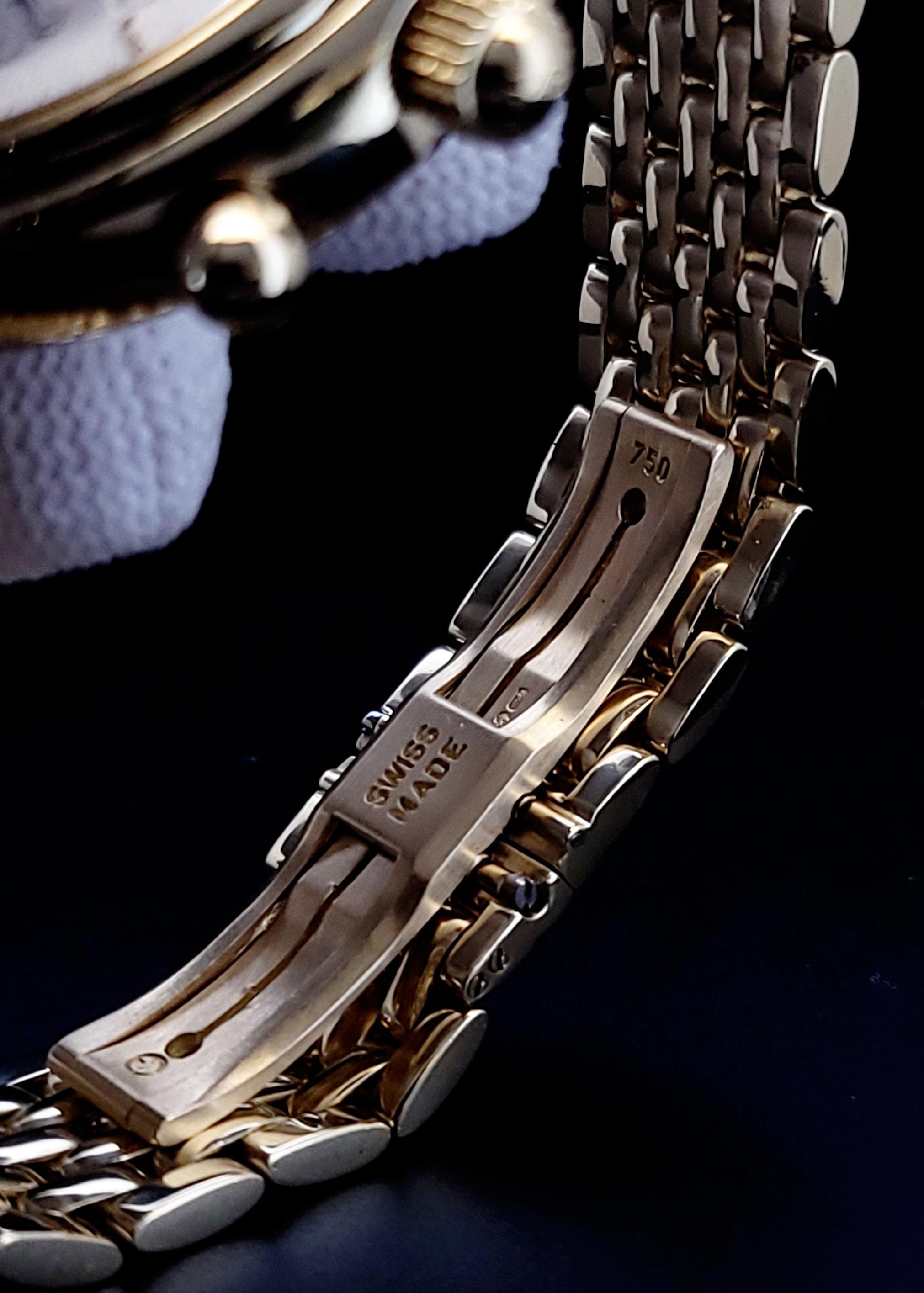 Orologio da polso da uomo IWC Da Vinci MOON PHASE CHRON Calendario Perpetuo YGOLD 18K 750 in vendita 10