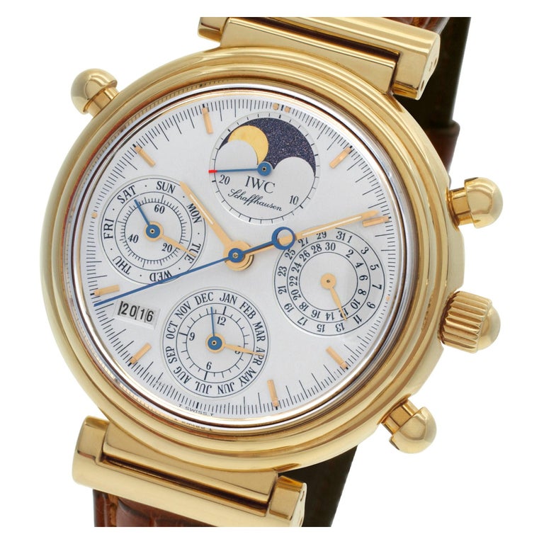 IWC Da Vinci Perpetual Calendar Rattrapante in 18k Yellow Gold, Ref