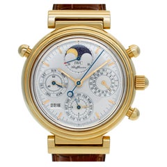 IWC Da Vinci Rattrapante en or jaune 18 carats avec calendrier perpétuel, Réf. 3751