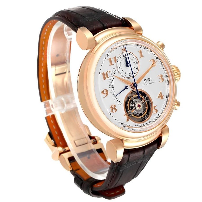 IWC Da Vinci Tourbillon FlyBack Retrograde Roségold Uhr IW393101