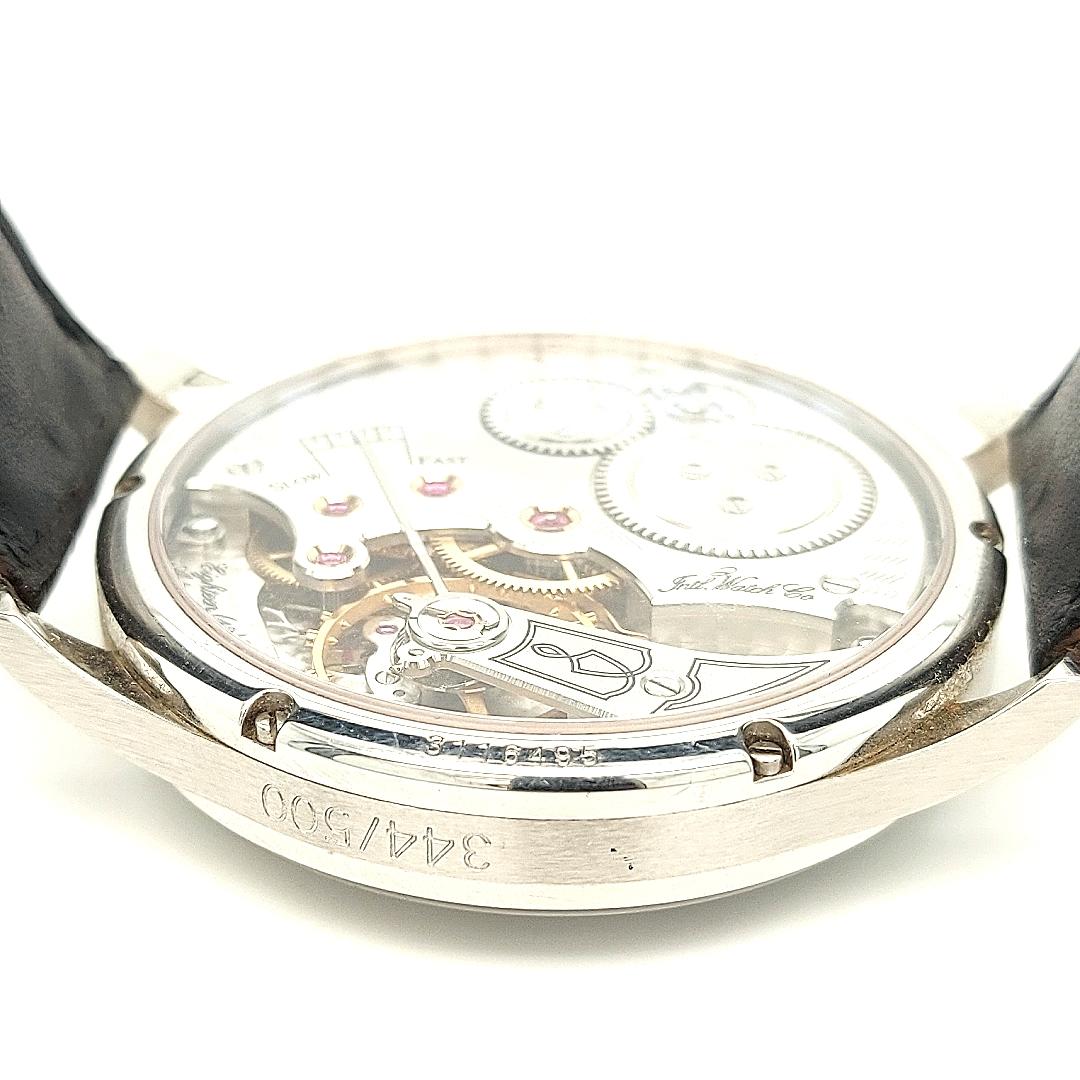 Women's or Men's IWC F.A.Jones Portuguese Platinum Limited Edition Wristwatch, IW544202 For Sale