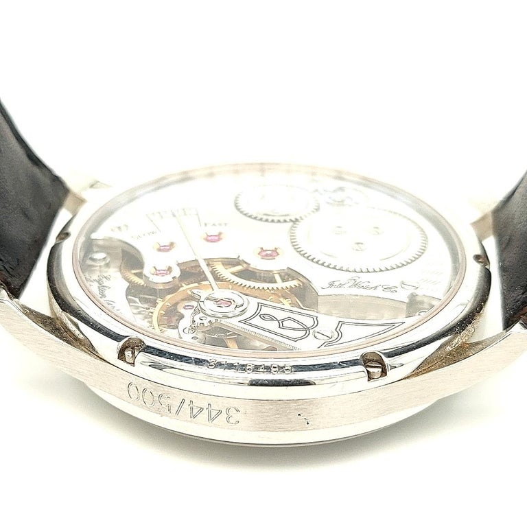 IWC F.A.Jones Portuguese Platinum Limited Edition Wristwatch, IW544202 For Sale 3