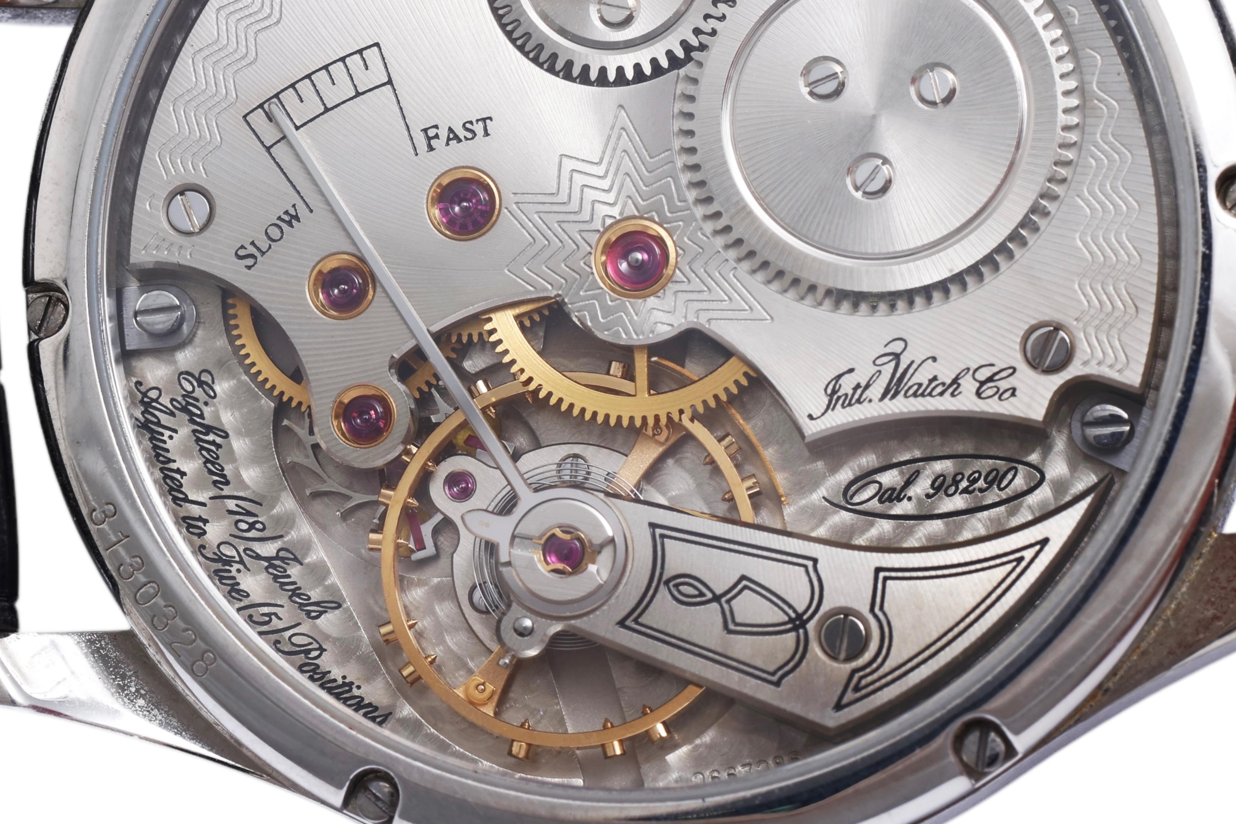 IWC F.A.Jones Portuguese Platinum Limited Edition Wristwatch, IW544202, Full Set For Sale 10