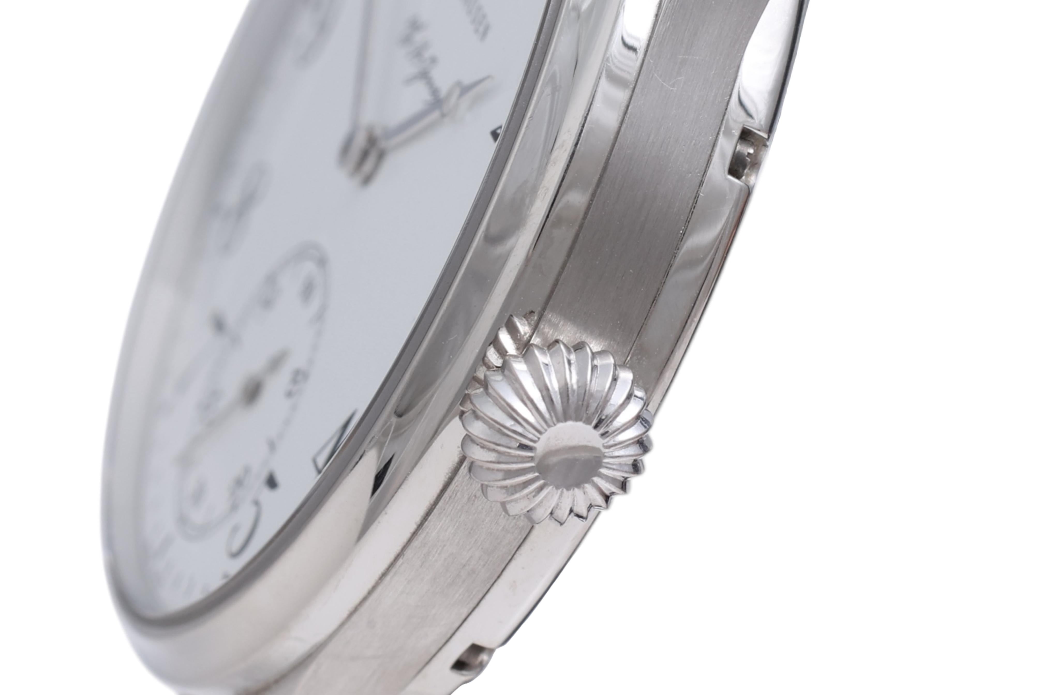 IWC F.A.Jones Portuguese Platinum Limited Edition Wristwatch, IW544202, Full Set For Sale 4