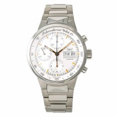 IWC GST Chronograph IW3707-13 Men’s Automatic Watch Silver Dial SS