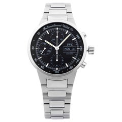 IWC GST Day-Date Stainless Steel Black Dial Automatic Men's Watch IW370708