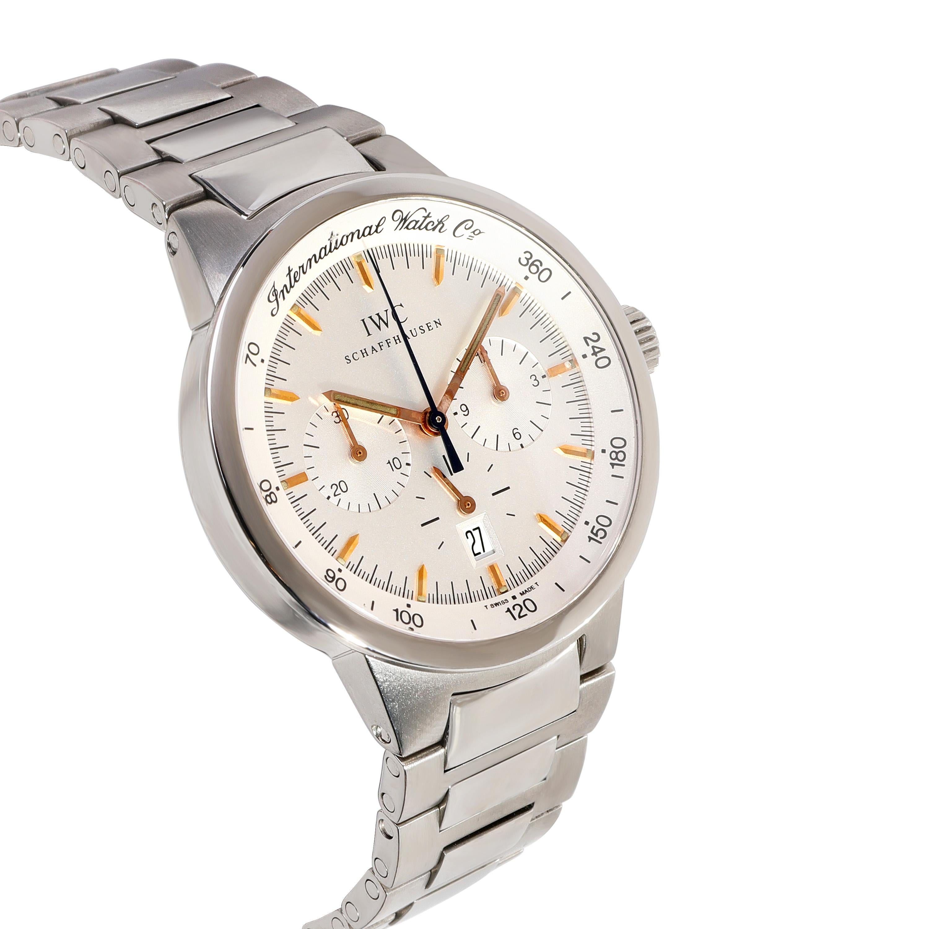 IWC GST IW372703 Men's Watch in  Stainless Steel For Sale 1
