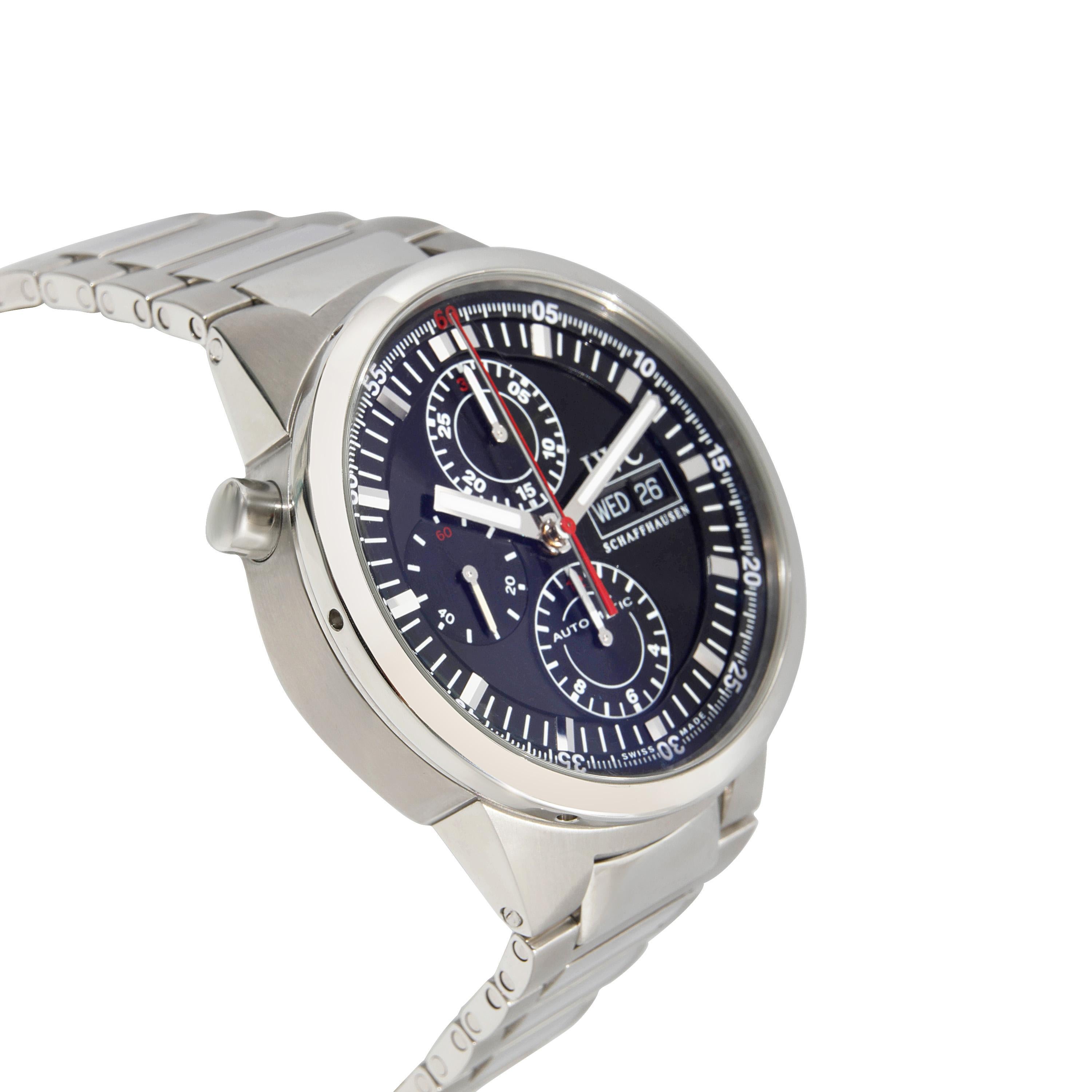 IWC GST Rattrapante IW371518 Men's Watch in  Stainless Steel

SKU: 128911

PRIMARY DETAILS
Brand: IWC
Model: GST Rattrapante
Country of Origin: Switzerland
Movement Type: Mechanical: Automatic/Kinetic
Year of Manufacture: 2010-2019
Condition: Retail