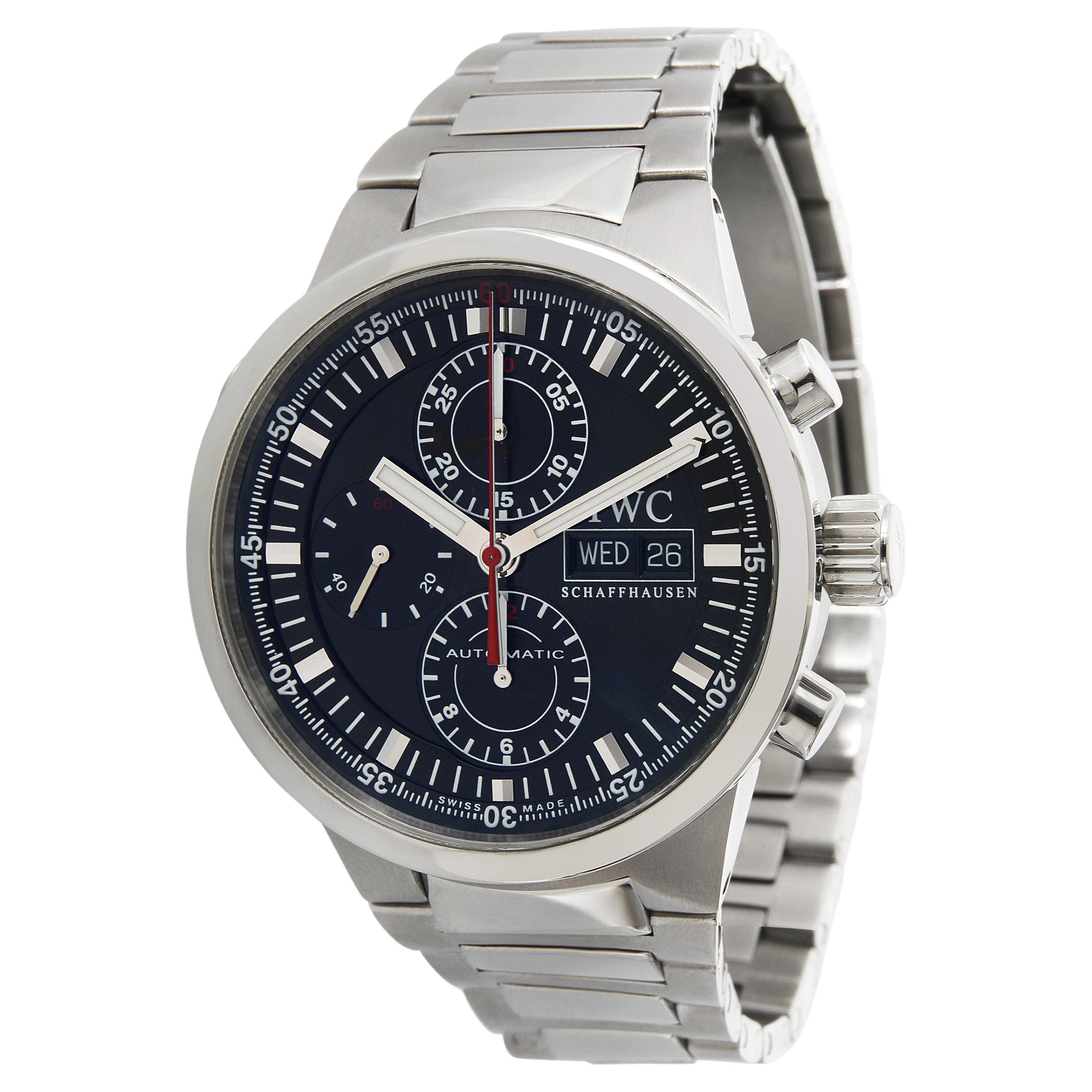 IWC GST Rattrapante IW371518 Men's Watch in  Stainless Steel For Sale