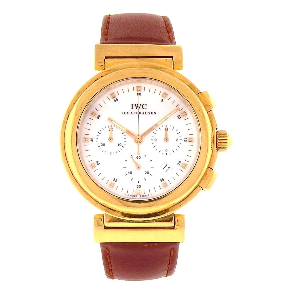 IWC Ingenieur 18 Karat Yellow Gold Automatic Ladies Watch 3733 For Sale