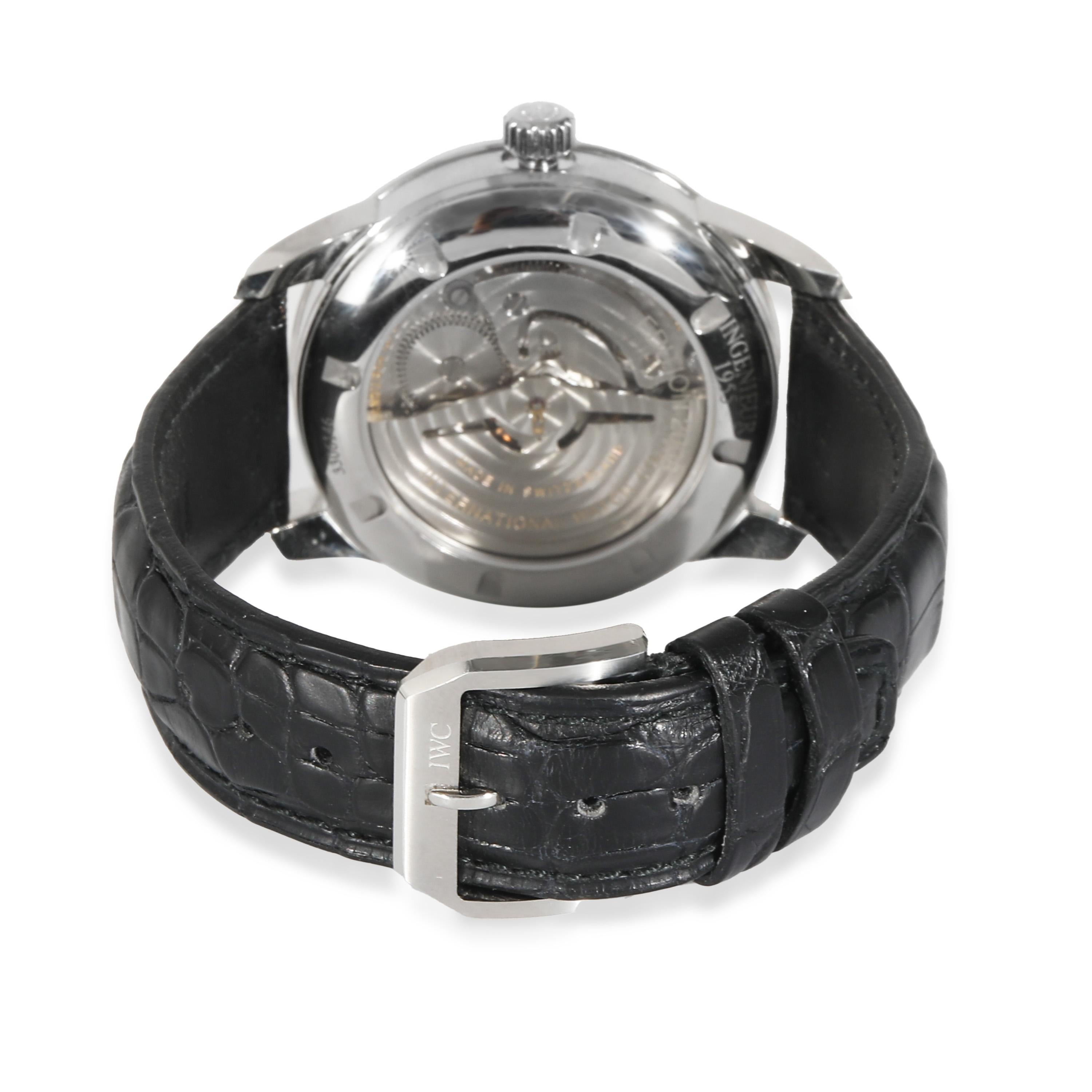 IWC Ingenieur 1955 IW323301 Men's Watch in  Stainless Steel

SKU: 136506

PRIMARY DETAILS
Brand: IWC
Model: Ingenieur 1955
Country of Origin: Switzerland
Movement Type: Mechanical: Automatic/Kinetic
Year of Manufacture: 2010-2019
Condition: Retail