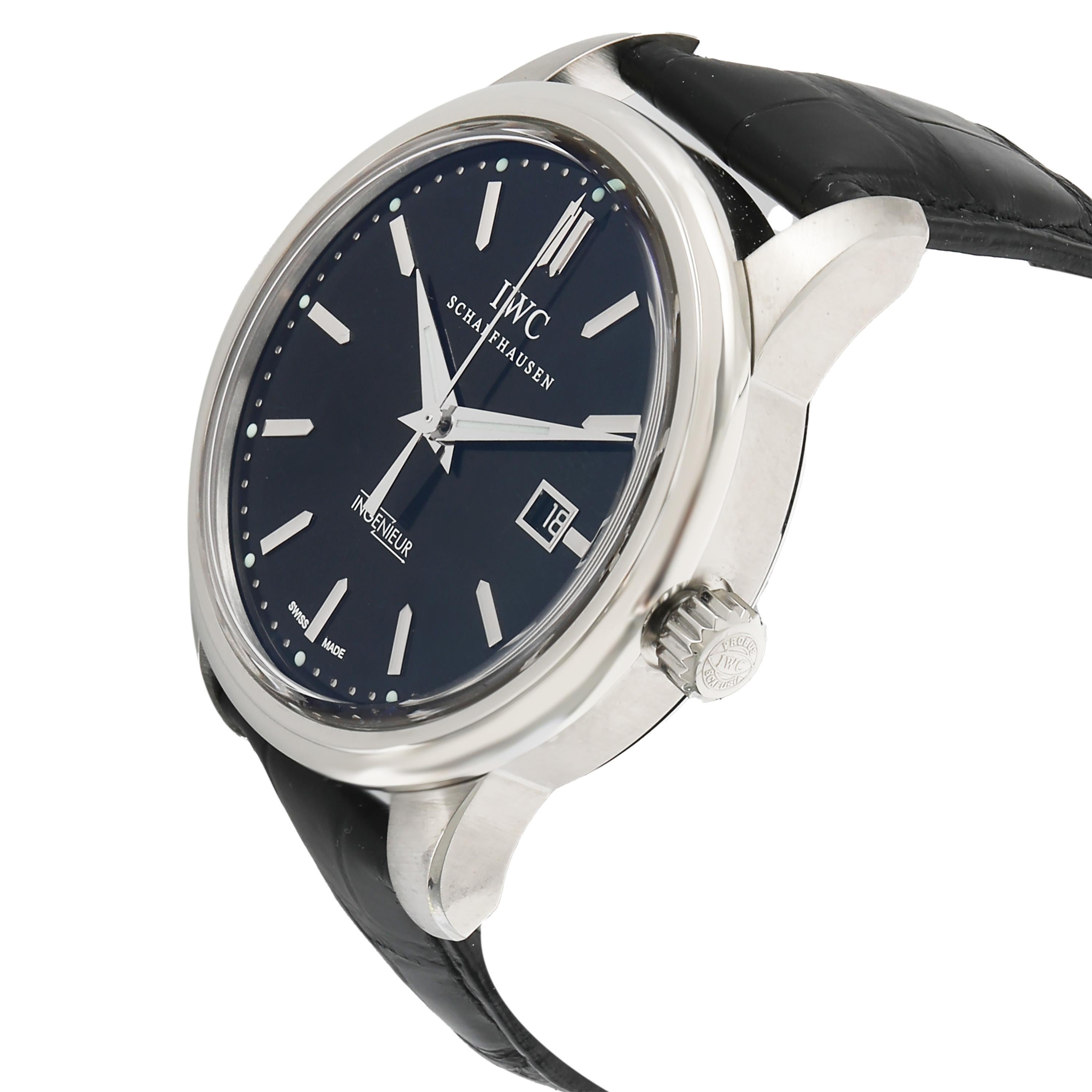IWC Ingenieur 1955 IW323301 Men's Watch in  Stainless Steel In Excellent Condition In New York, NY