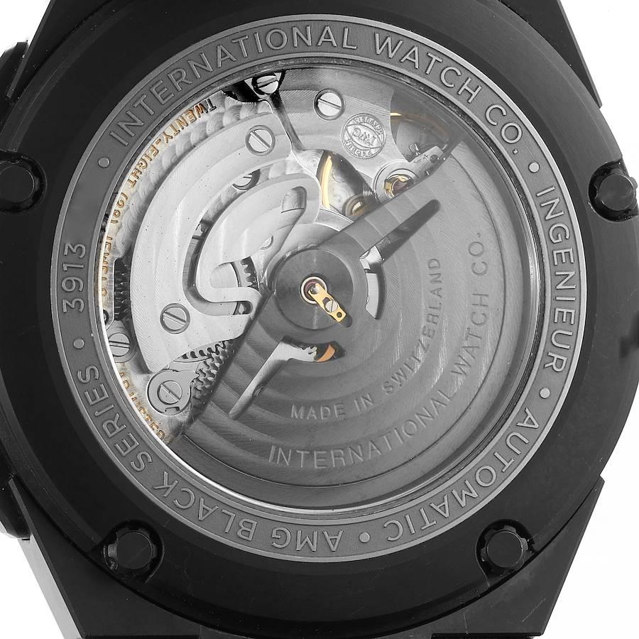 IWC Ingenieur AMG Keramik Schwarzes Zifferblatt Automatik-Herrenuhr IW322503 Box Card im Angebot 2