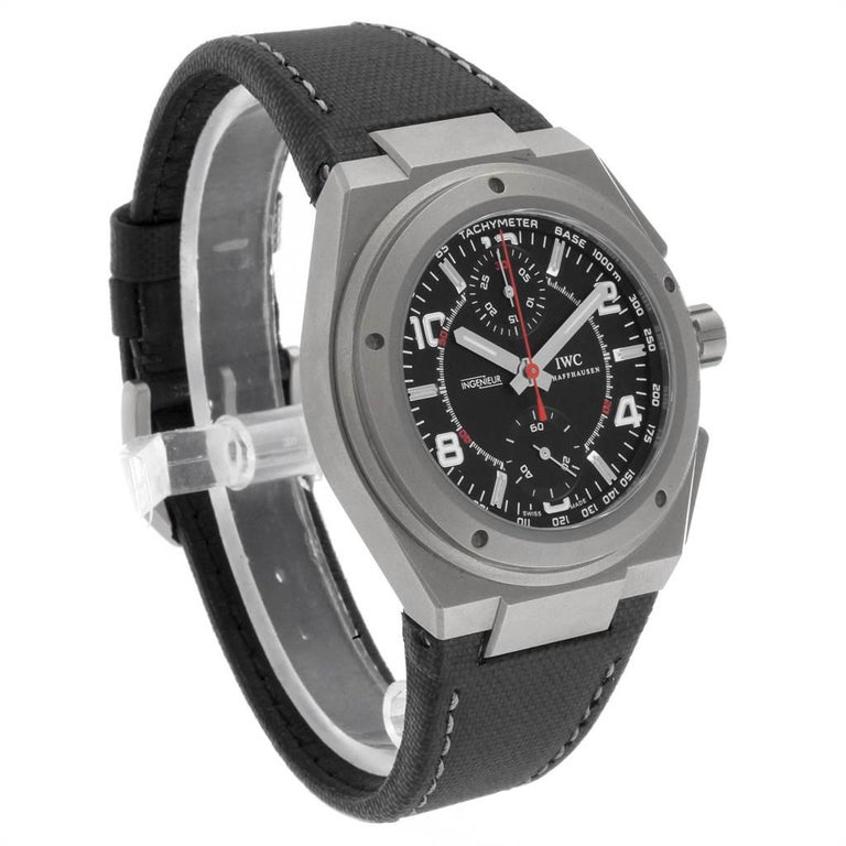 IWC Ingenieur AMG Titanium Black Dial Automatic Men's Watch IW372504 ...