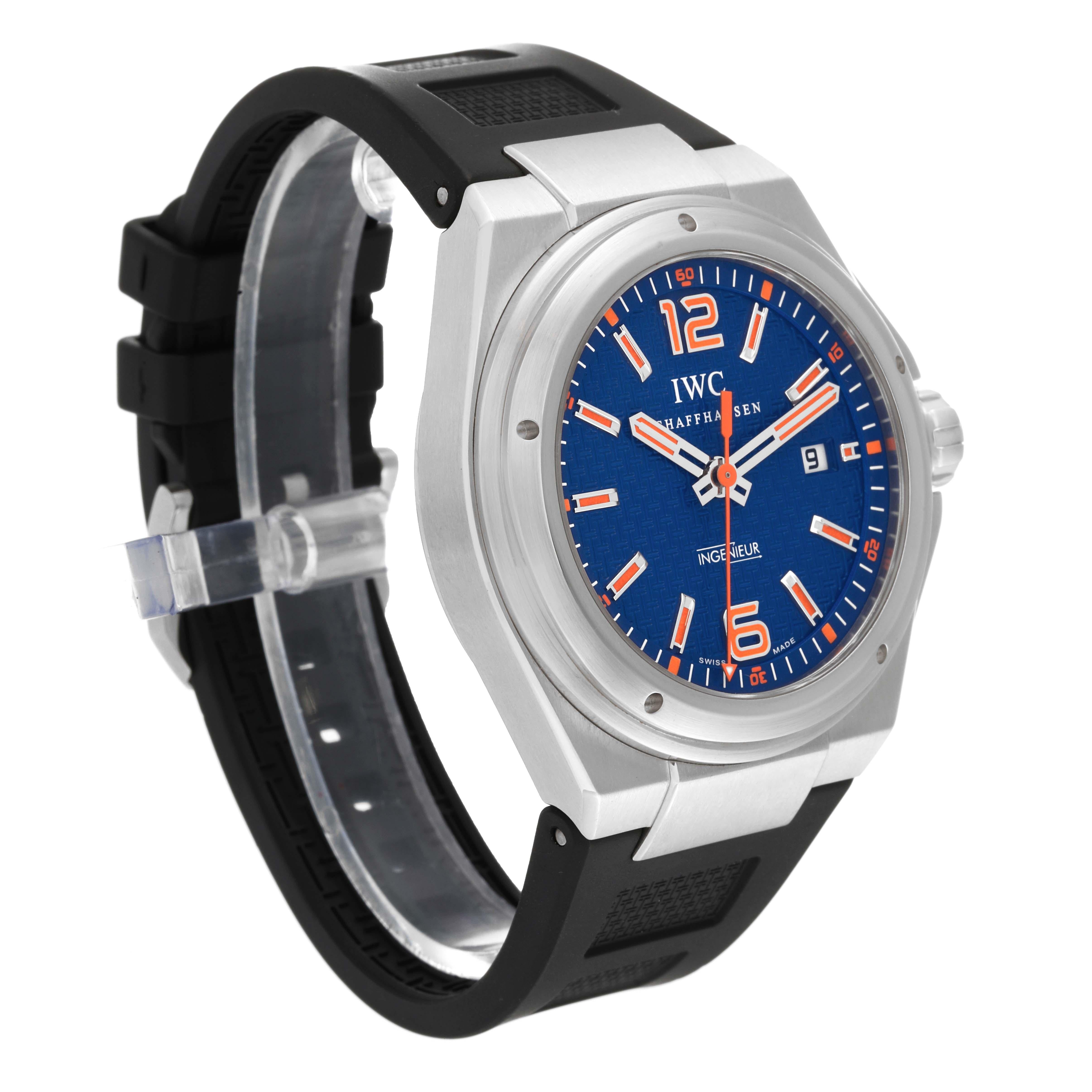 IWC Ingenieur Automatic Mission Earth Plastiki Montre pour hommes IW323603 Bon état - En vente à Atlanta, GA