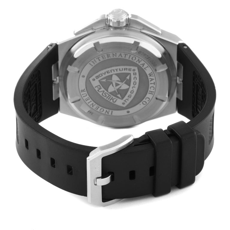 IWC Ingenieur Automatik Mission Earth Plastiki Stahl-Herrenuhr