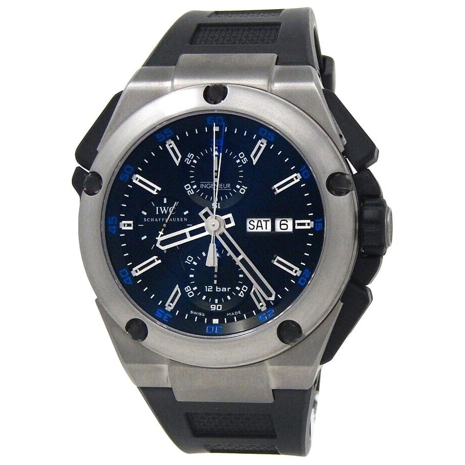 IWC Ingenieur Double Chronograph Titanium Automatic Men
s Watch IW386503 For Sale