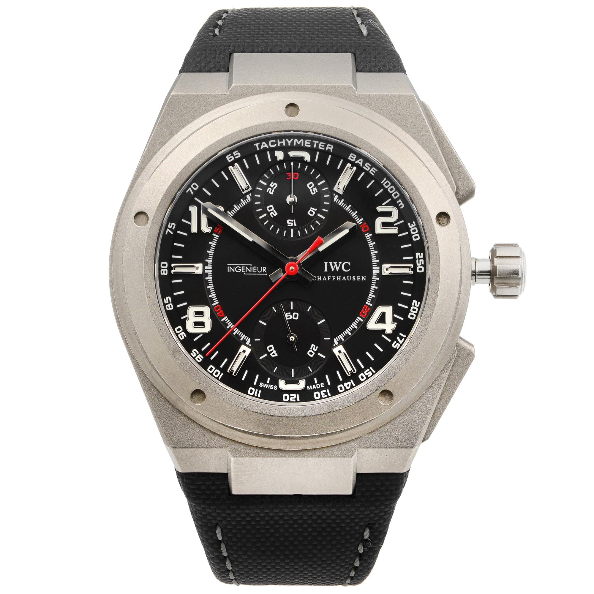 IWC Ingenieur for Mercedes-AMG Titanium Black Dial Automatic Watch IW372503
