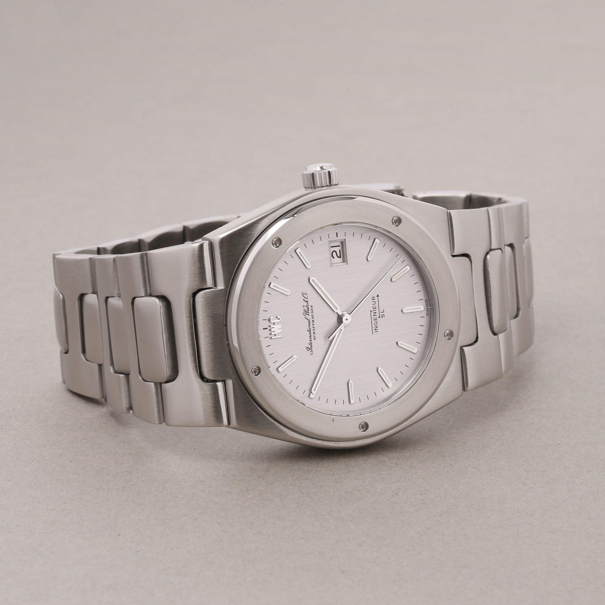 IWC Ingenieur IW1832 Men's Stainless Steel SL Watch In Excellent Condition In Bishops Stortford, Hertfordshire