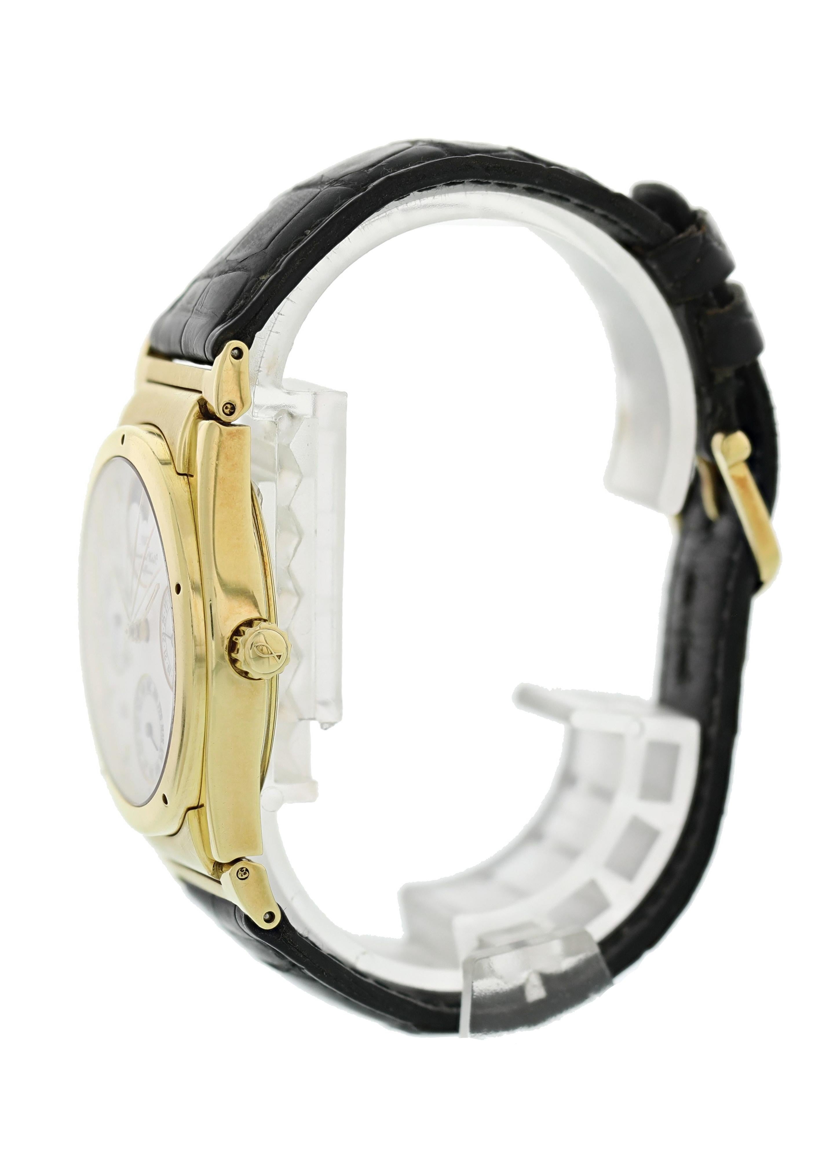 This watch is backed by our one year warranty.

