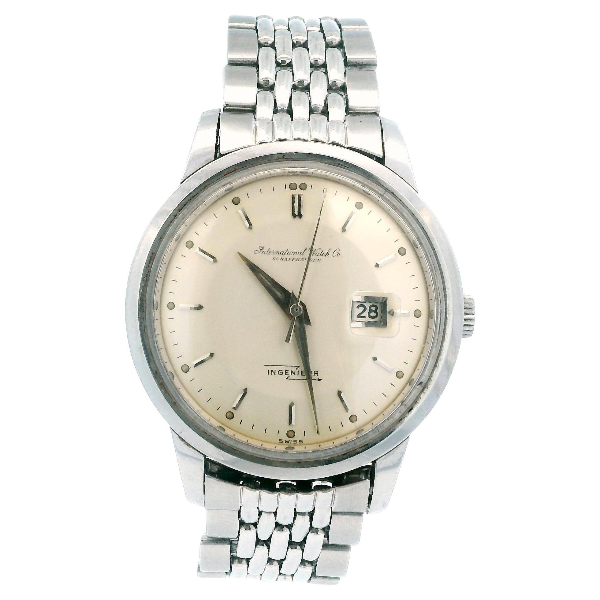 IWC Ingenieur Stainless Steel Vintage Mens Watch