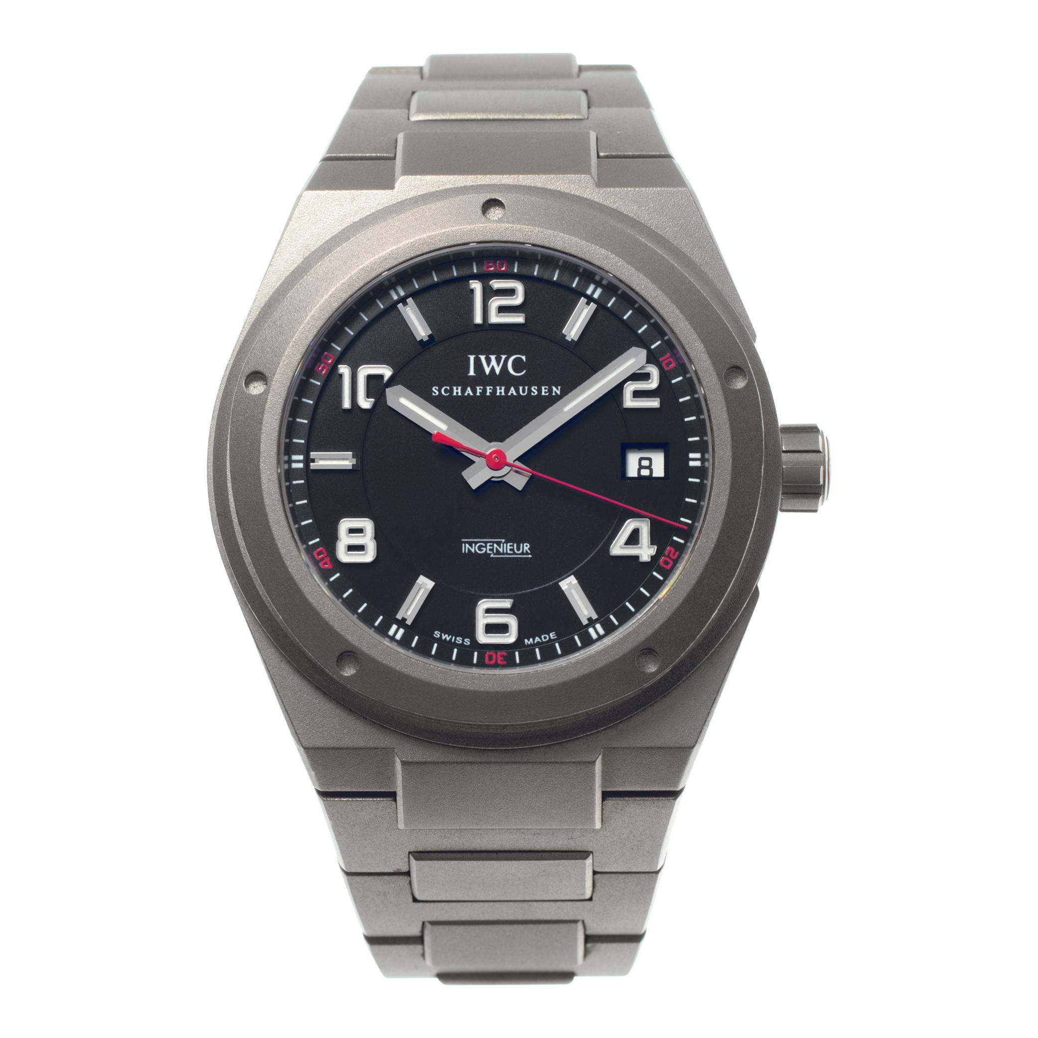 IWC Ingenieur Titanium Automatic Wristwatch Ref IW322702 For Sale