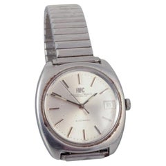 Orologio da polso da uomo IWC (International Watch Company). Circa 1970.