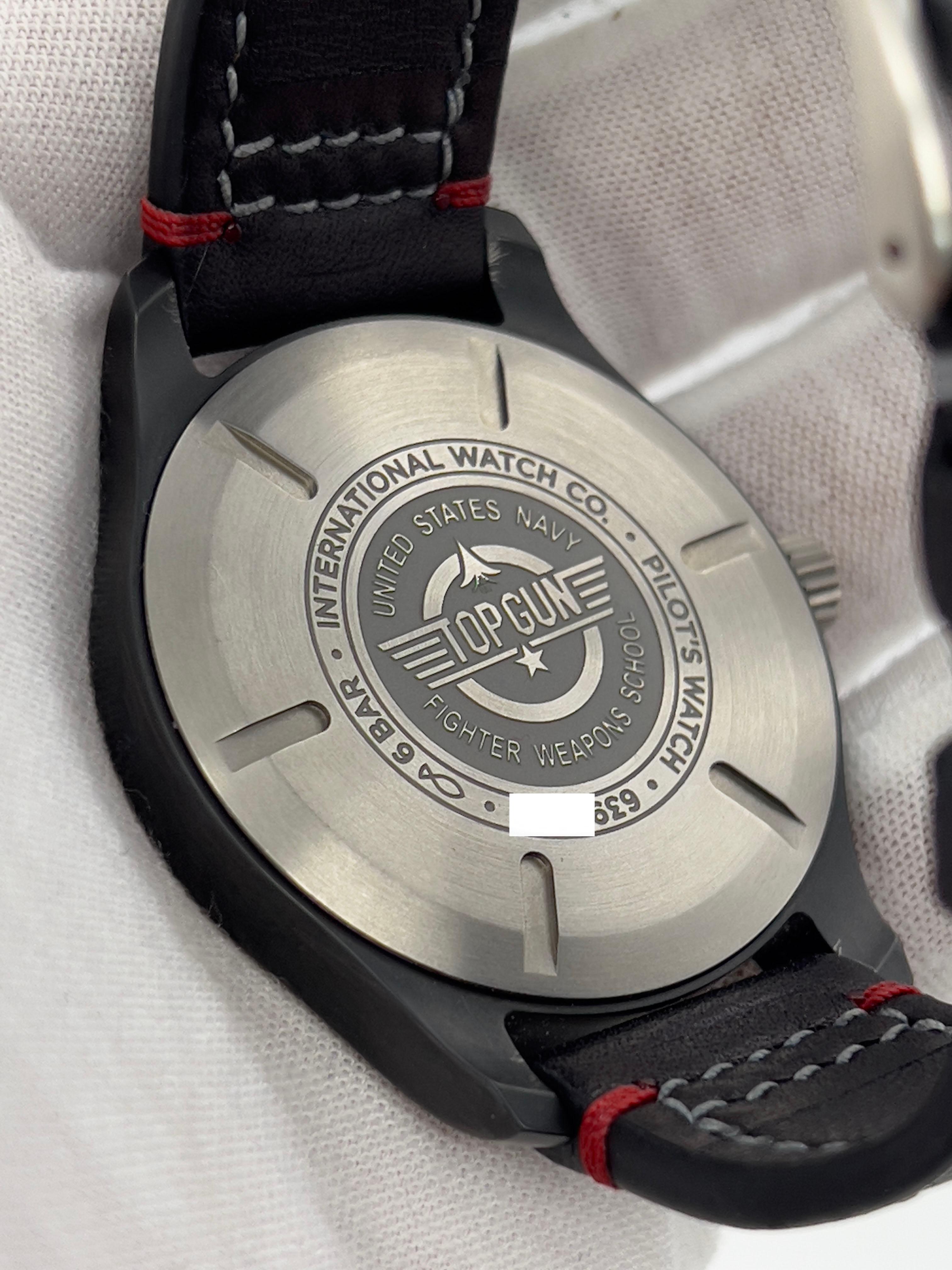 IWC IW324712 Pilots Mark XVIII Top Gun SFTI Black Ceramic 41mm Box Paper 2022 For Sale 3