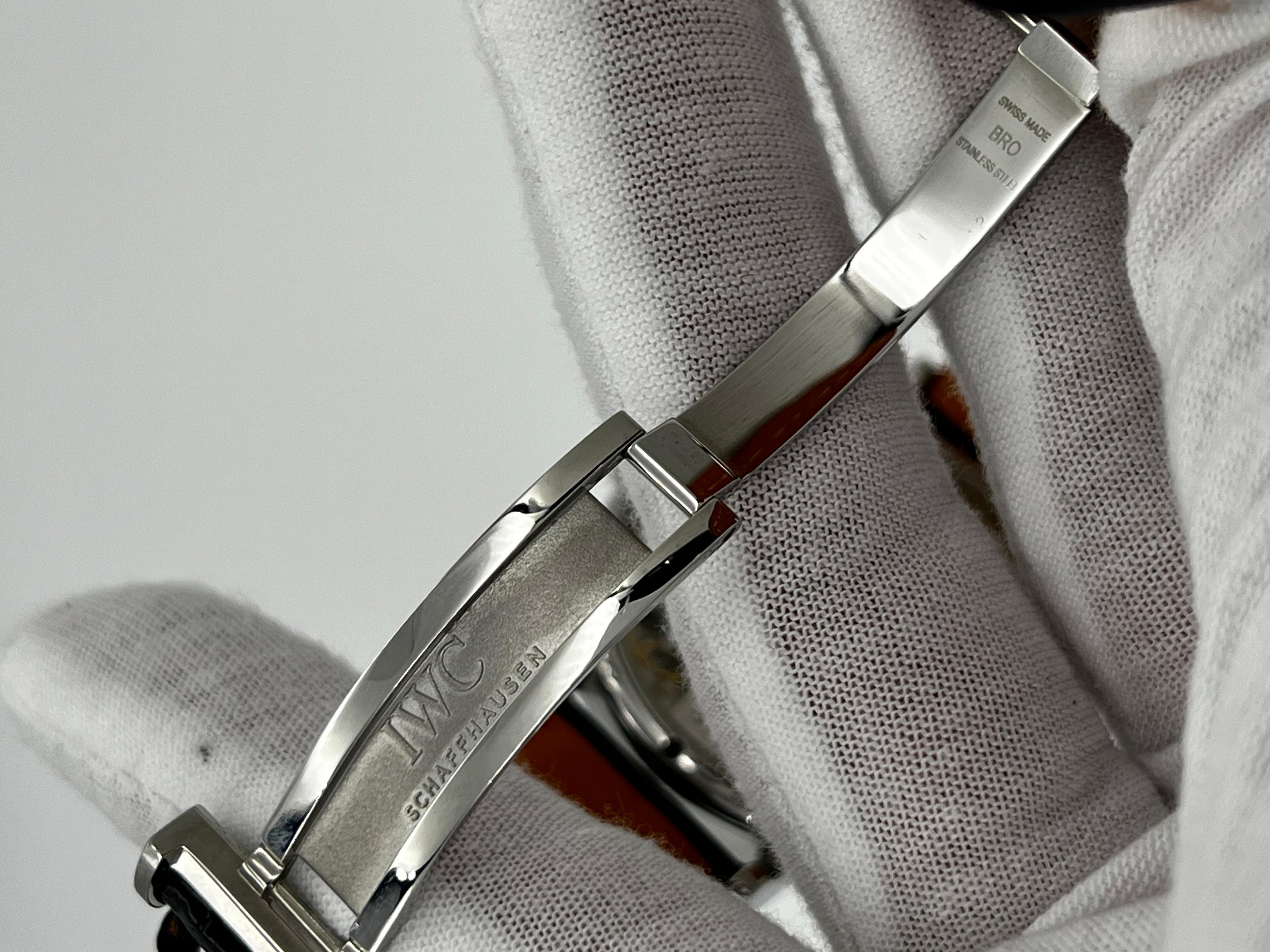 IWC IW516401 Portofino Hand-Wound Moon Phase 45mm Stainless Steel Box Paper 8