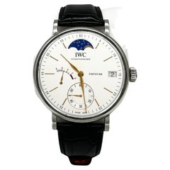 IWC IW516401 Portofino Hand-Wound Moon Phase 45mm Stainless Steel Box Paper