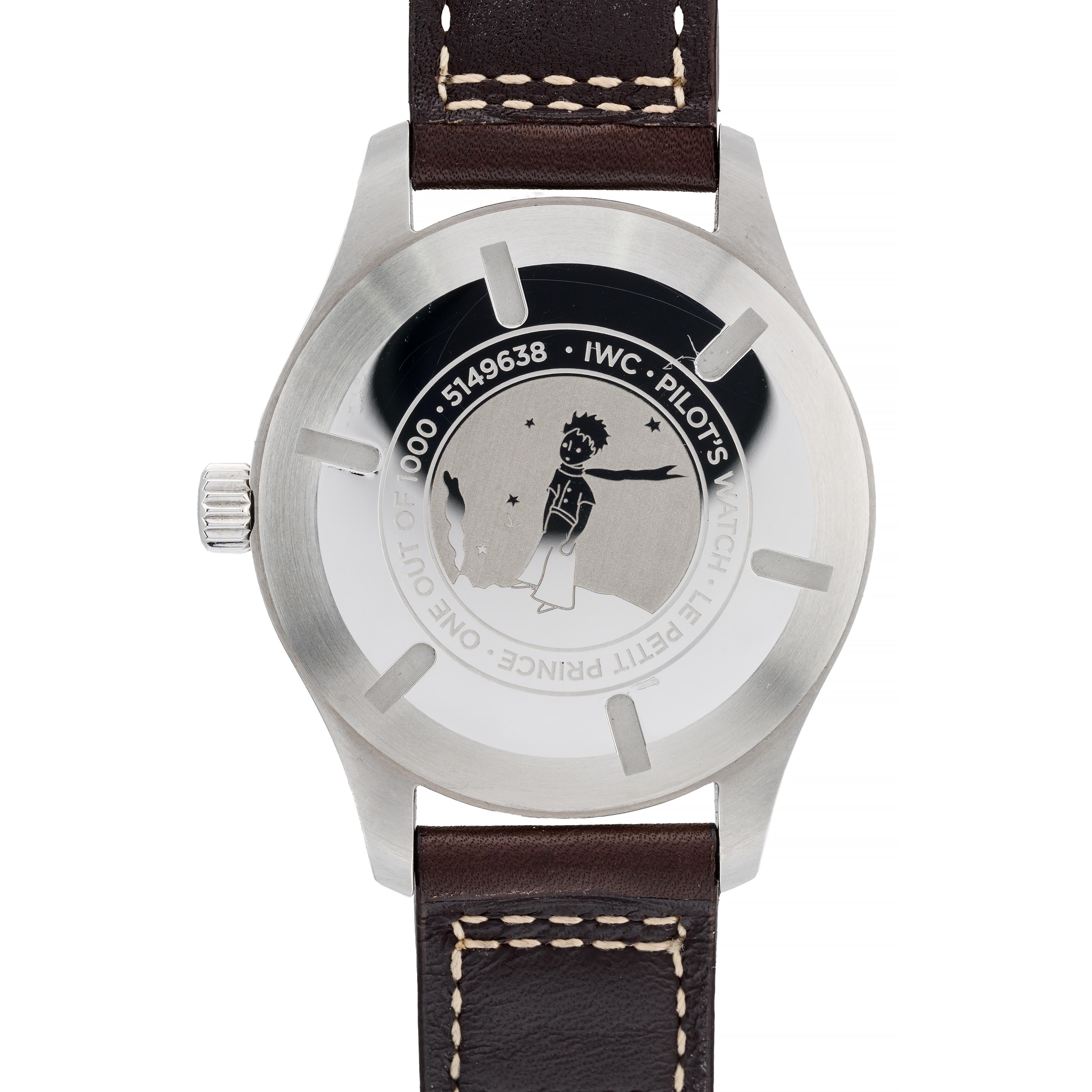 IWC Limited Edition Le Petite Prince Mark XVII Pilot Wrist Watch 2