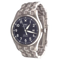 IWC Mark XVIII Le Petit Prince 40mm Blue Dial SS Watch IW327016 w/ Box & Papers