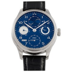 IWC Perpetual Calendar III Hemisphere Blue Dial Watch IW502121