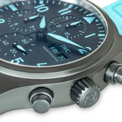 IWC Pilot Chronograph George Russell Limited Edition Blau 41 mm Ungetragen 2026 IW389