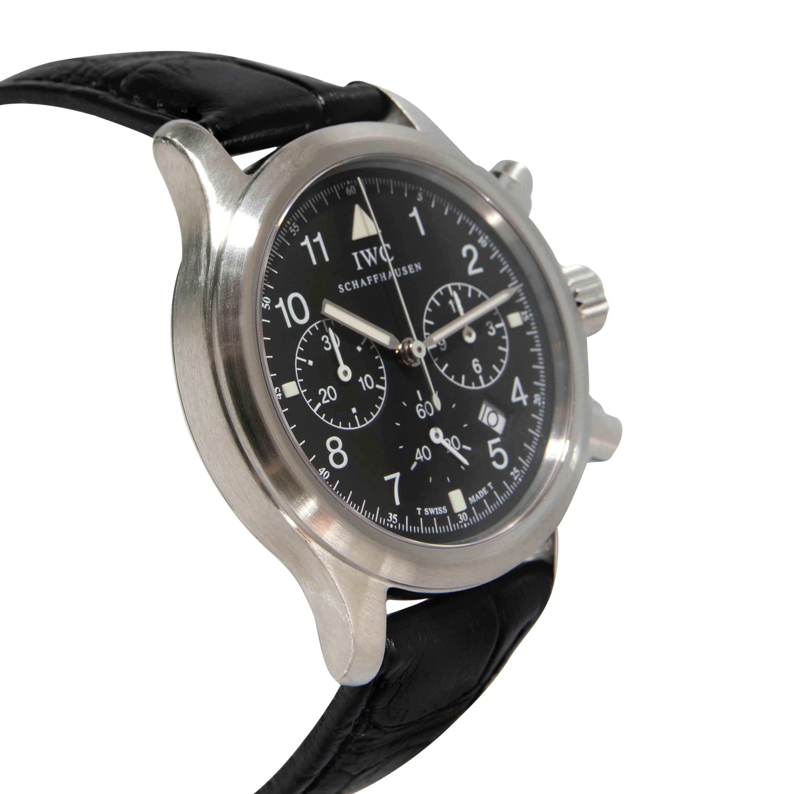 IWC Pilot Chronograph IW374101 Unisex Watch in  Stainless Steel

SKU: 129093

PRIMARY DETAILS
Brand: IWC
Model: Pilot Chronograph
Country of Origin: Switzerland
Movement Type: Quartz: Battery
Year of Manufacture: 2000-2009
Condition: Retail price