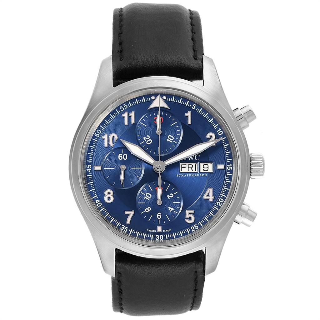 IWC Pilot Chronograph Laureus Sport Limited Edition Men's Watch IW371712  For Sale at 1stDibs | iwc 371712