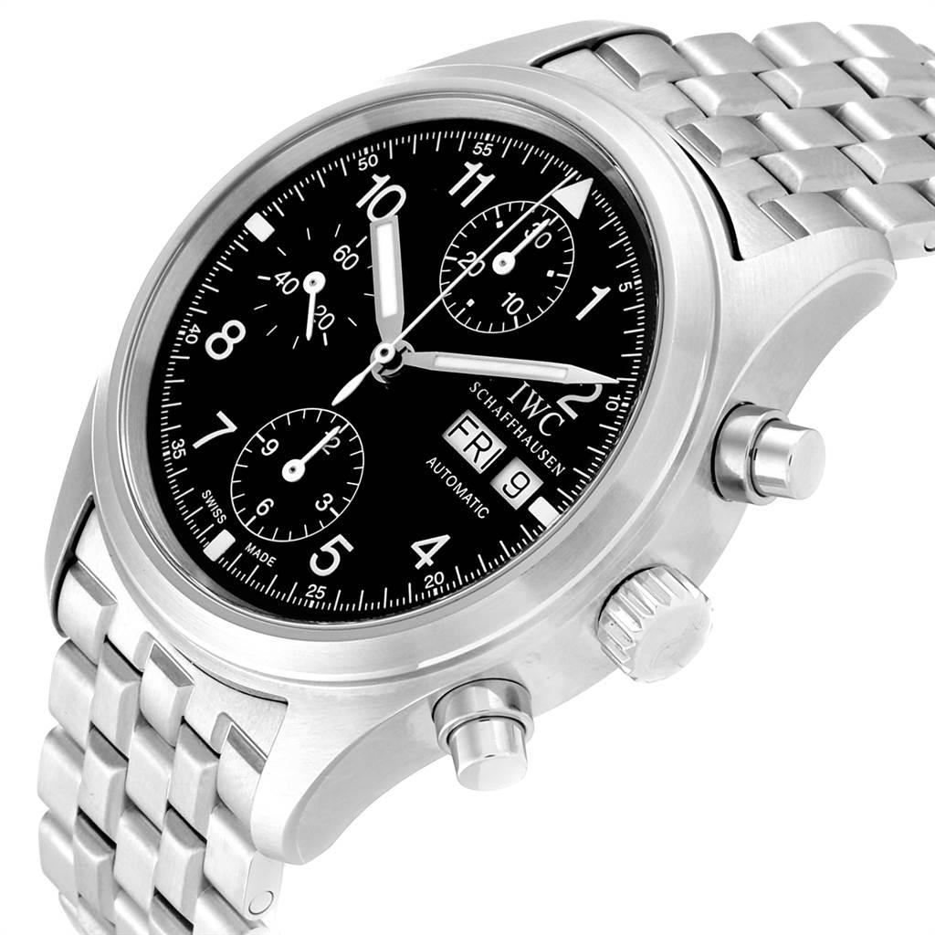 IWC Pilot Flieger Chronograph Day Date Automatic Men's Watch IW370603 1