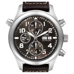 IWC Pilot Flieger Chronograph Day Date Automatic Watch IW370607