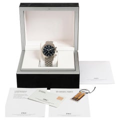 IWC Pilot / FliegerUhr chronograph Ref 3717. Box & Papers, Outstanding Condition