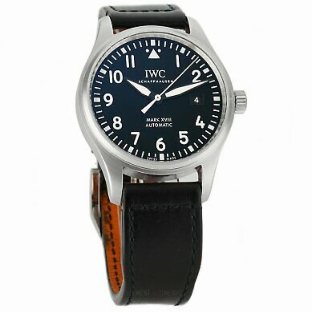 Contemporary IWC Pilot IW3255-05, Black Dial, Certified and Warranty