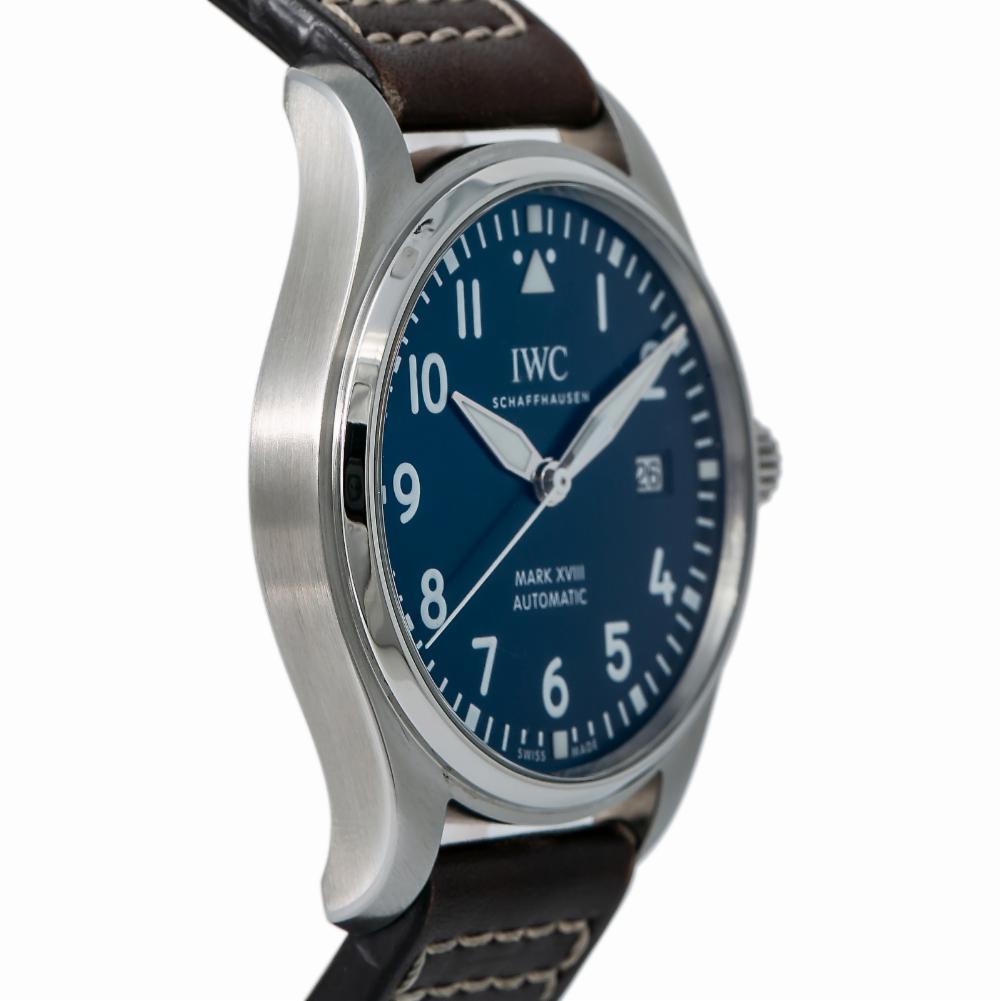 Contemporary IWC Pilot IW327004, Blue Dial, Certified and Warranty For Sale