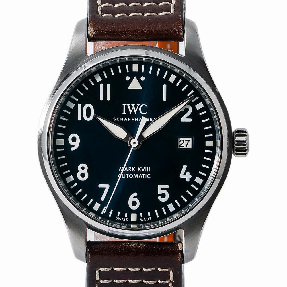 Men's IWC Pilot IW327004, Blue Dial, Certified and Warranty For Sale