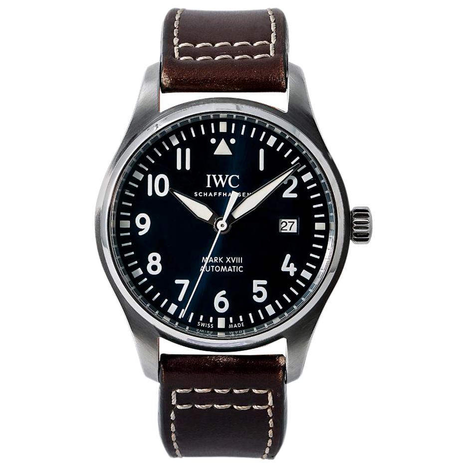 IWC Pilot IW327004, Blue Dial, Certified and Warranty For Sale