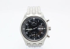 IWC Pilot IW3706 Black Dial Stainless Steel Box and Booklets