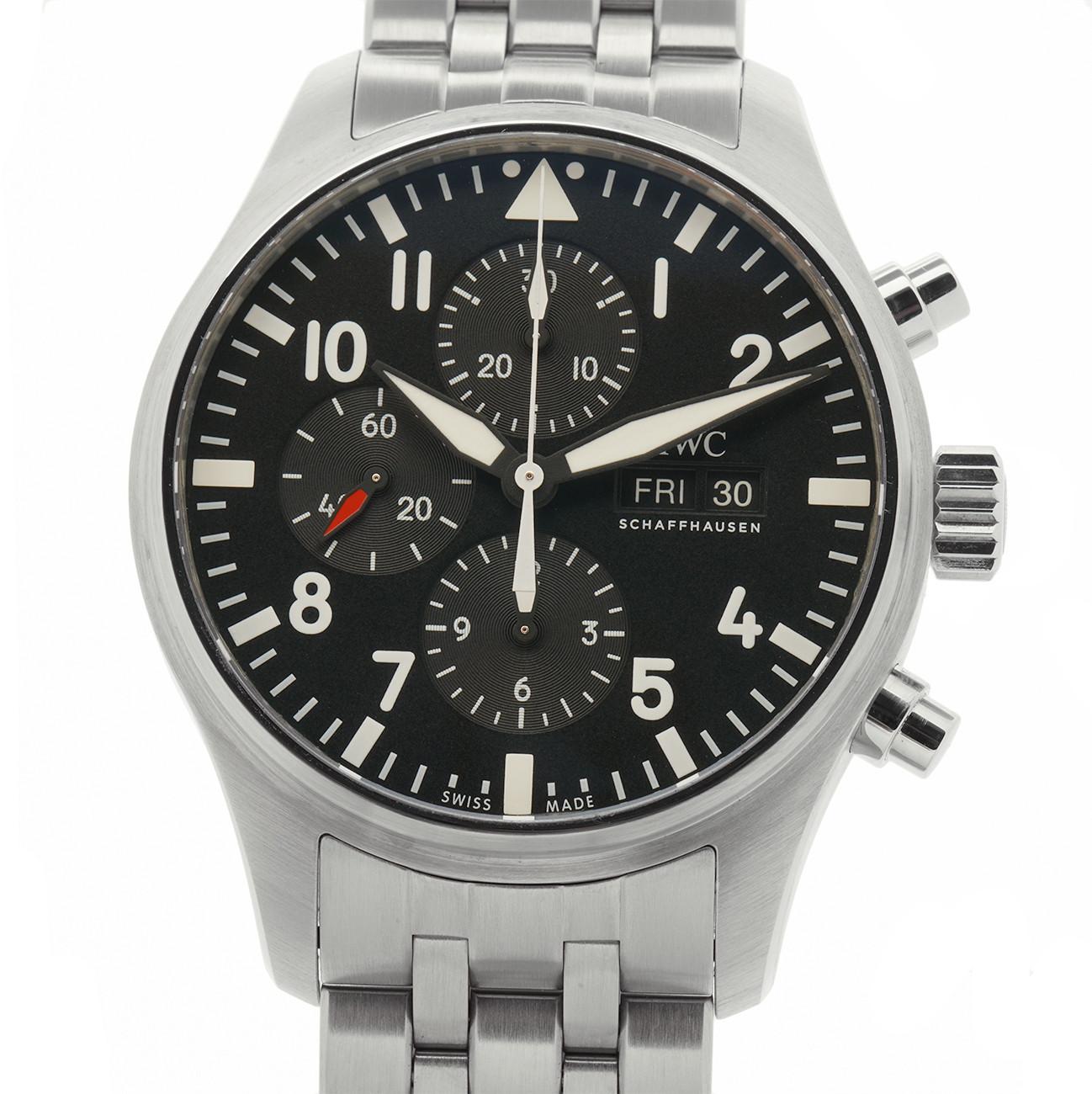 Contemporary IWC Pilot IW377710, Black Dial, Certified and Warranty