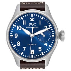 Used IWC Pilot Le Petit Prince Big Pilots Blue Dial Men's Watch IW501002 Unworn